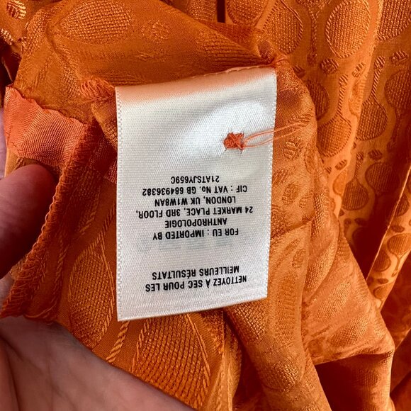 Anthropologie 100% Silk Grand Slam Jacquard Knit Tennis Racket Midi Dress Preppy - Picture 10 of 12